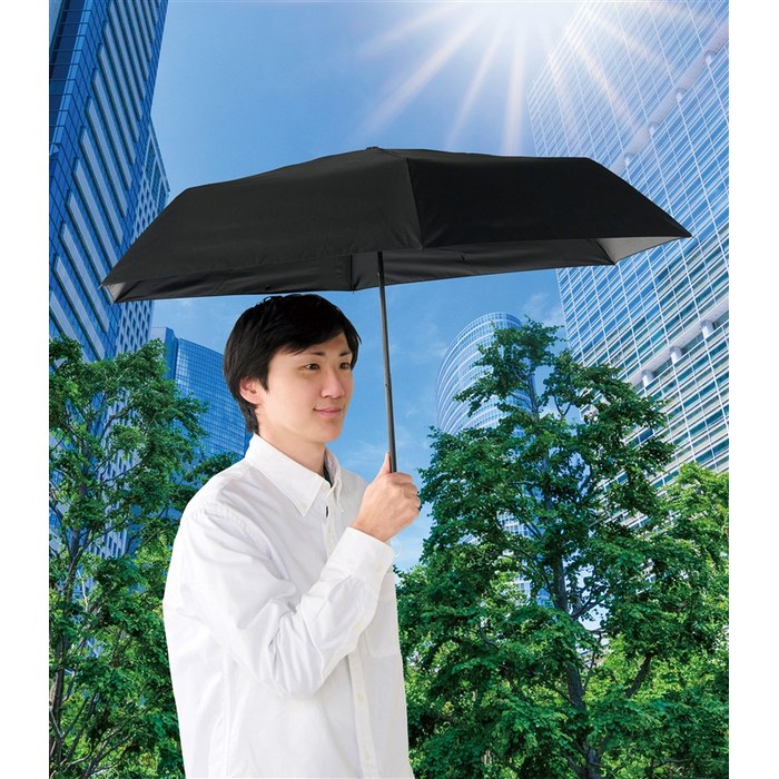 晴雨兼用 遮光遮熱ベーシック折りたたみ傘