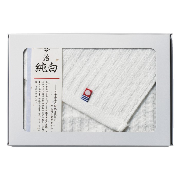 市松模様箱入 今治フェイスタオル