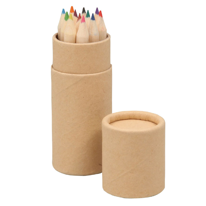 12色いろえんぴつ 紙筒ケース入の商品詳細｜販促品・景品