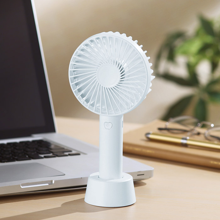 ストラップ付2WAY充電式ハンディファン