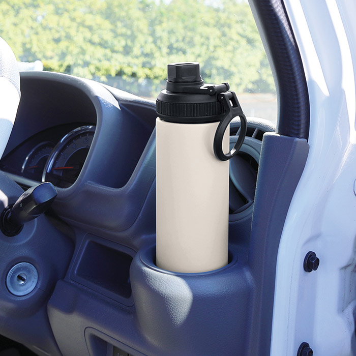 ウェルフ 直飲み真空ステンレスボトル 450ml ホワイト 