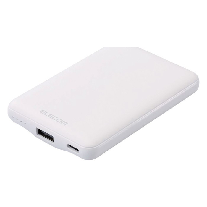 エレコム モバイルバッテリーDE-C45-5000 ホワイト