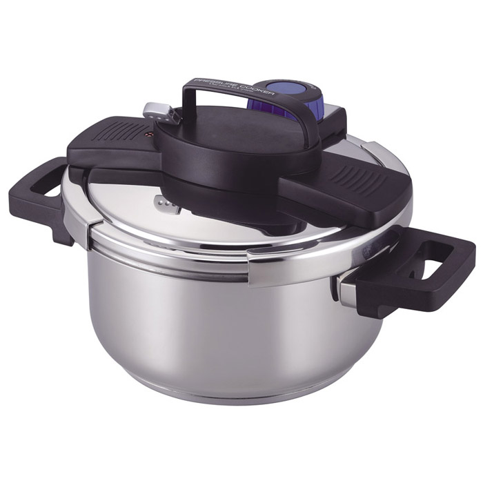 3層底ワンタッチレバー圧力鍋4.0L