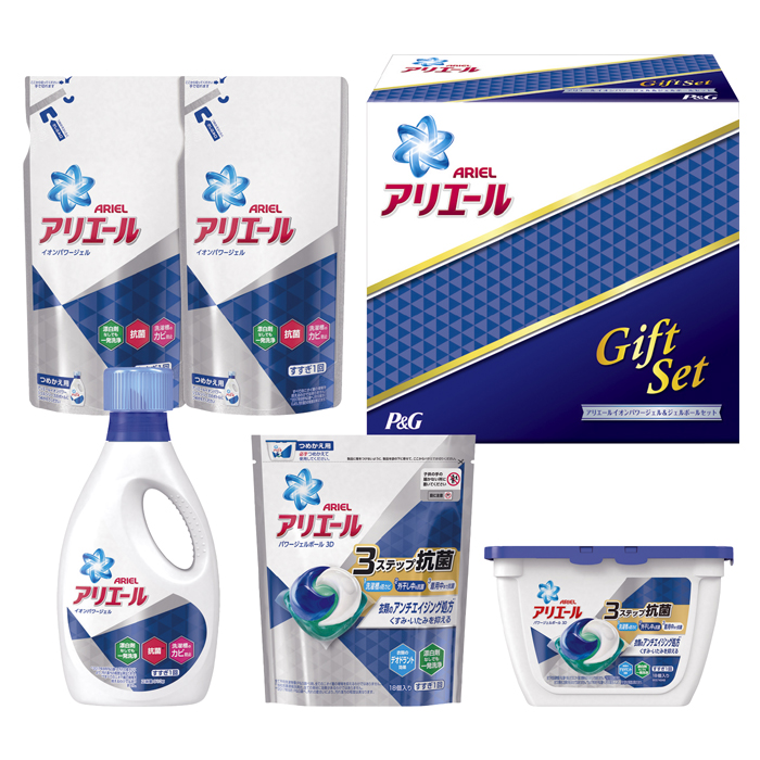 P＆G アリエール イオンパワージェル＆ジェルボールセット