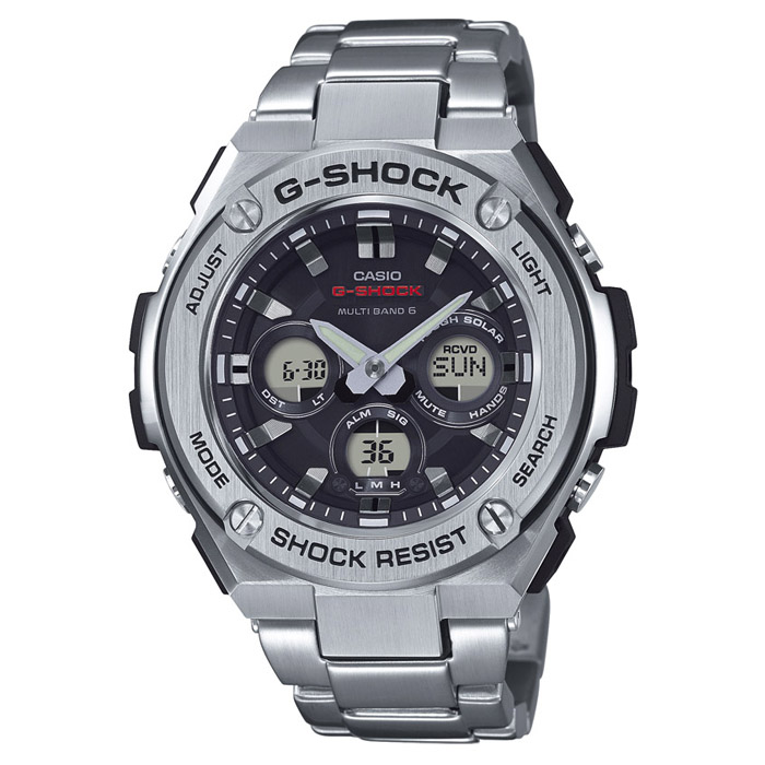 カシオ G-SHOCK Gスチール 電波ソーラー               