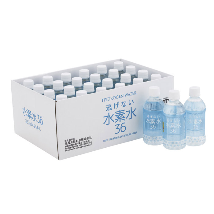 高賀の森水 水素水36 350ml×24本 ブルー         