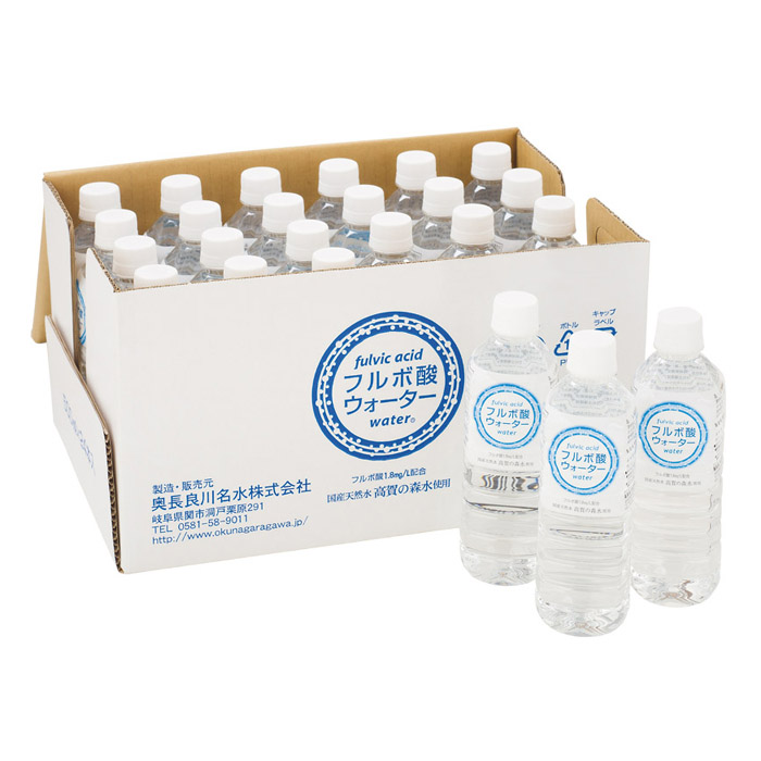 高賀の森水 フルボ酸ウォーター 500ml×24本       