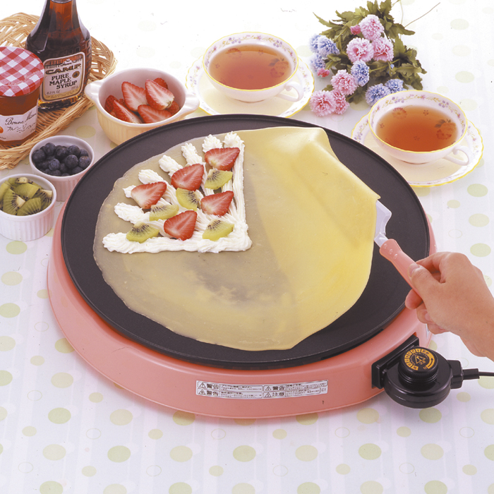 手作りクレープ用ホットプレートクレプレ              