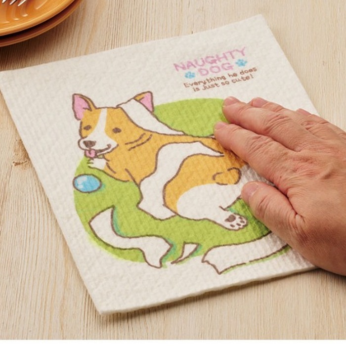 いたずらわんこ 超吸水！ecoふきん