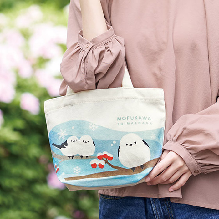 もふかわシマエナガ ミニトートバッグ