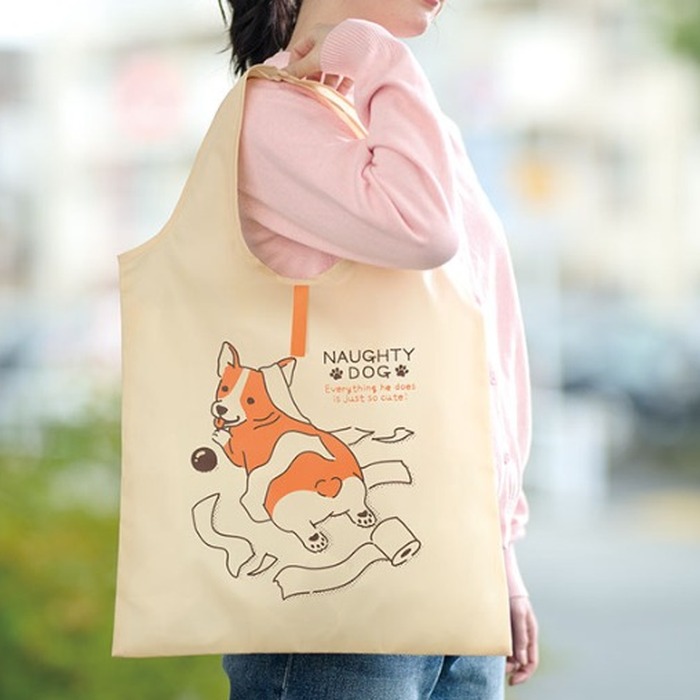 ディアドッグ たためるフラットビッグエコバッグ