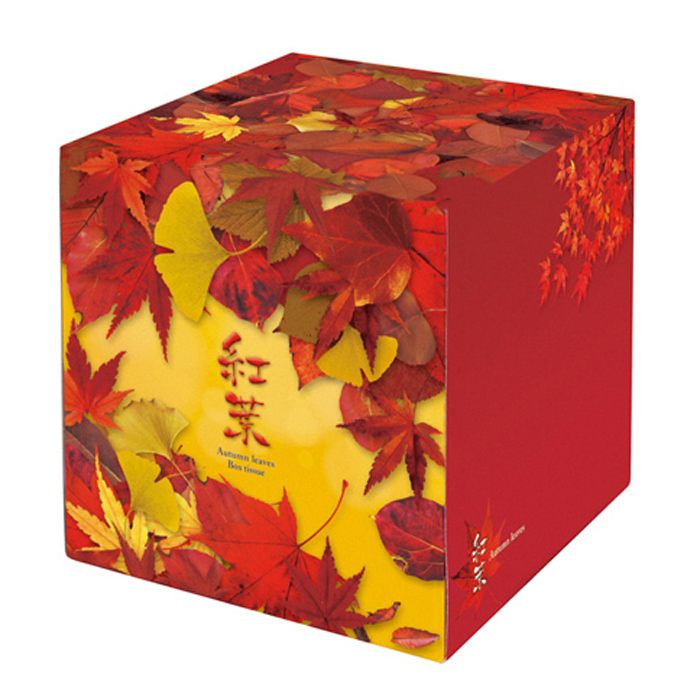 紅葉BOXティッシュ