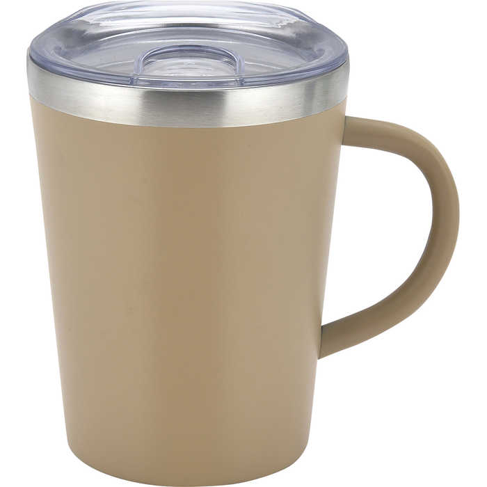 スムゥー 蓋付きマグカップ 350ml ブラウン