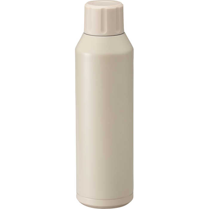 真空ステンレス炭酸ボトル 480ml クリーム