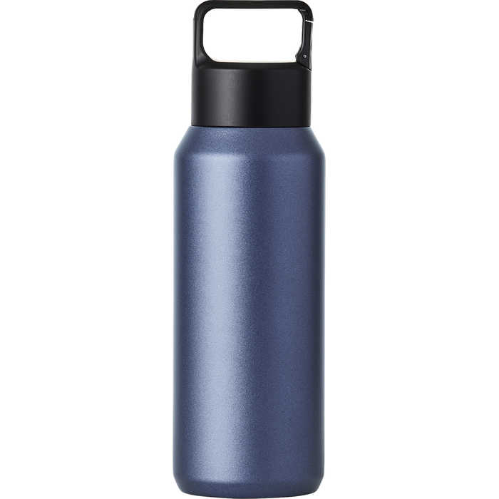 真空ステンレス炭酸ボトル 600ml ネイビー