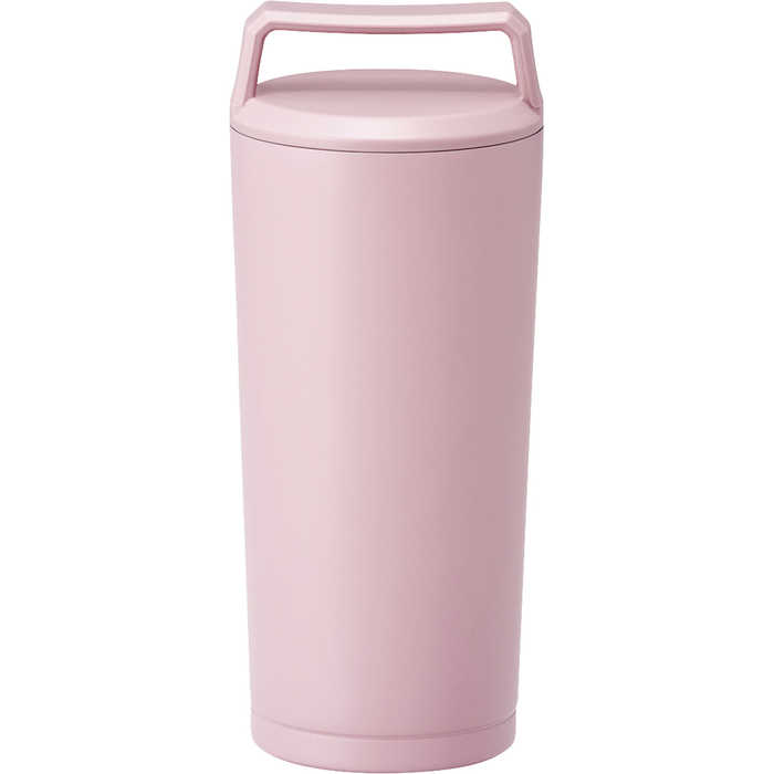 ハンドル付ステンレスタンブラー 360ml ピンク