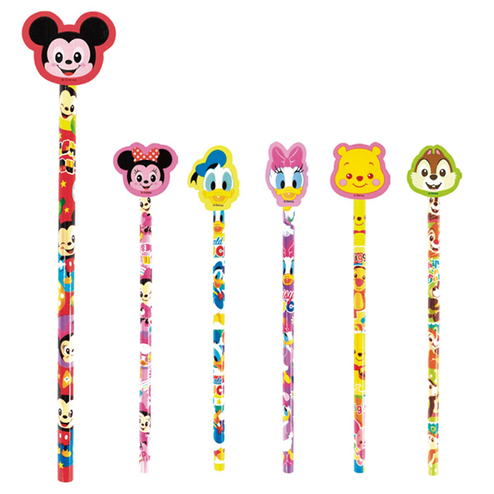 キャラクター ダイカット消しゴム付えんぴつ